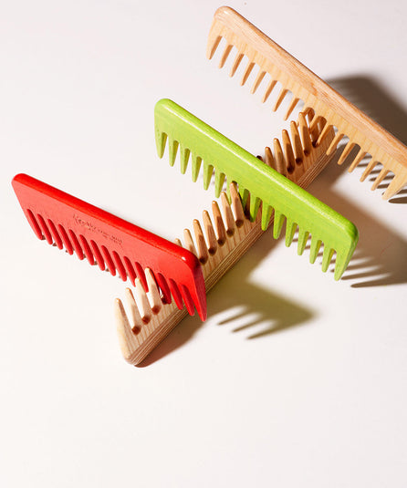 Petit Peigne Démêloir en Frêne TEK Naturel