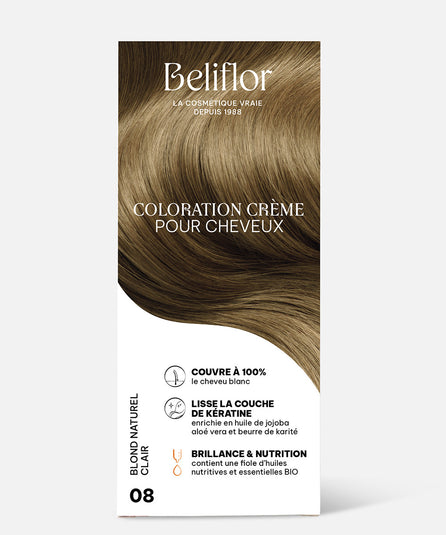 Coloration Crème n°08 Blond Naturel Clair