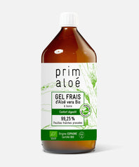 Gel Frais et bio d'Aloé Vera à boire Prim Aloé