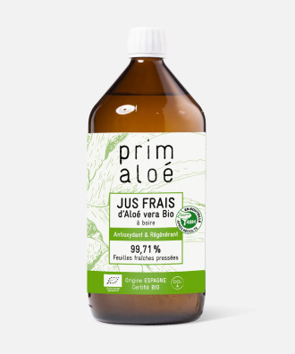 Jus Frais et bio d'Aloé Vera à boire Prim Aloé