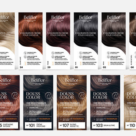 Nos nuanciers Douss Color et Coloration Crème