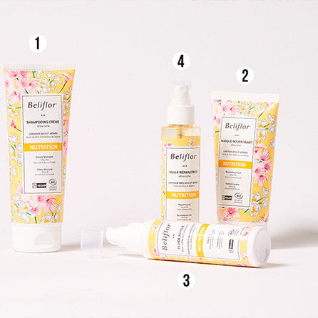 Notre protocole NUTRITION pour cheveux secs, bouclés ou frisés