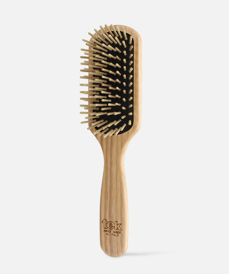 Grande Brosse Rectangulaire en Frêne à Picots Courts TEK