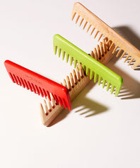 Petit Peigne Démêloir en Frêne TEK Naturel