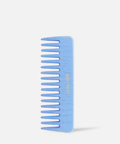 Petit Peigne Démêloir en Frêne TEK Bleu